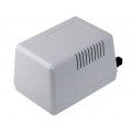 KM-49B GY; Enclosure: for power supplies; vented; X: 65mm; Y: 92mm; Z: 57mm; ABS; MASZCZYK