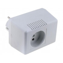 KM-49D GY; Enclosure: for power supplies; vented; X: 65mm; Y: 92mm; Z: 57mm; ABS; MASZCZYK