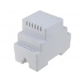 KM-73 GY; Enclosure: for DIN rail mounting; Y: 90mm; X: 53mm; Z: 71mm; ABS; MASZCZYK
