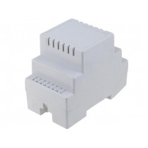 KM-73 GY; Enclosure: for DIN rail mounting; Y: 90mm; X: 53mm; Z: 71mm; ABS; MASZCZYK