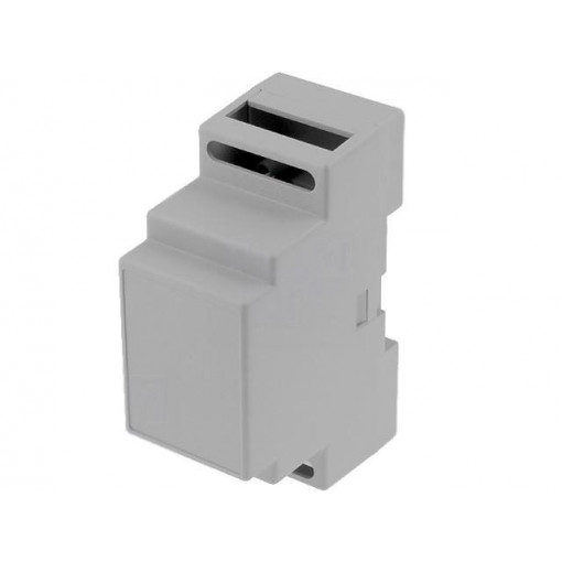 KM-74 GY; Enclosure: for DIN rail mounting; Y: 88mm; X: 35mm; Z: 59mm; ABS; MASZCZYK