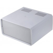 KM-85B GY; Enclosure: with panel; vented; X: 180mm; Y: 160mm; Z: 85mm; ABS; grey; MASZCZYK