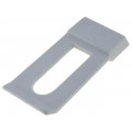 FI-17 GY; Suspension for enclosure; ABS; 60.5x28.5x5.5mm; Colour: grey; MASZCZYK