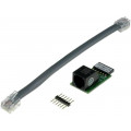 AC164110; Adapter: RJ11 ICSP converter; ICSP,RJ11; MICROCHIP TECHNOLOGY