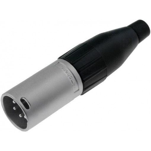 AC4M; Plug; XLR; male; PIN: 4; straight; for cable; soldering; 133V; 10A; AMPHENOL AC4M; Plug; XLR; male; PIN: 4; straight; for cable; soldering; 133V; 10A; AMPHENOL