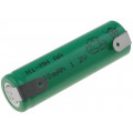 ; Re-battery: Ni-MH; AA; 1.2V; 2200mAh; soldering lugs; Ø14.5x48.7mm; JJJ ; Re-battery: Ni-MH; AA; 1.2V; 2200mAh; soldering lugs; Ø14.5x48.7mm; JJJ