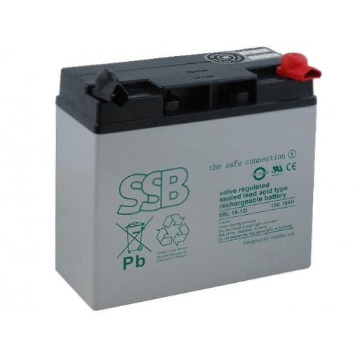 SBL 18-12I; Re-battery: acid-lead; 12V; 18Ah; AGM; maintenance-free; SSB