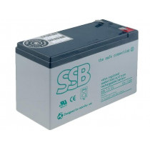 SBL 7.2-12L; Re-battery: acid-lead; 12V; 7.2Ah; AGM; maintenance-free; SSB
