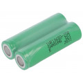 INR 18650-25R; Re-battery: Li-Ion; MR18650; 3.6V; 2.5Ah; Ø18.3x65mm; 20A; SAMSUNG SDI INR 18650-25R; Re-battery: Li-Ion; MR18650; 3.6V; 2.5Ah; Ø18.3x65mm; 20A; SAMSUNG SDI