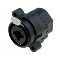 ACJC6H BULK; Socket; Jack 6,35mm + XLR; female; angled 90°; with push button; AMPHENOL