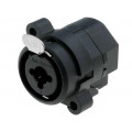 ACJC6V BULK; Socket; Jack 6,35mm + XLR; female; straight; with push button; AMPHENOL ACJC6V BULK; Socket; Jack 6,35mm + XLR; female; straight; with push button; AMPHENOL