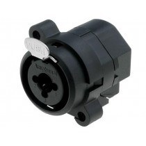 ACJC6V BULK; Socket; Jack 6,35mm + XLR; female; straight; with push button; AMPHENOL