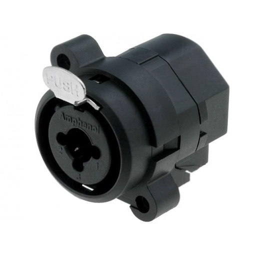 ACJC6V BULK; Socket; Jack 6,35mm + XLR; female; straight; with push button; AMPHENOL