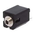 ACJM-NV35-2; Socket; Jack 3,5mm; female; mono; without nut; straight; THT; AMPHENOL