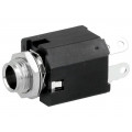 ACJS-MVS-3S; Socket; Jack 6,35mm; female; stereo; with on/off switch; straight; AMPHENOL