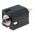 ACJS-NV35-3S; Socket; Jack 3,5mm; female; stereo; straight; for panel mounting; AMPHENOL