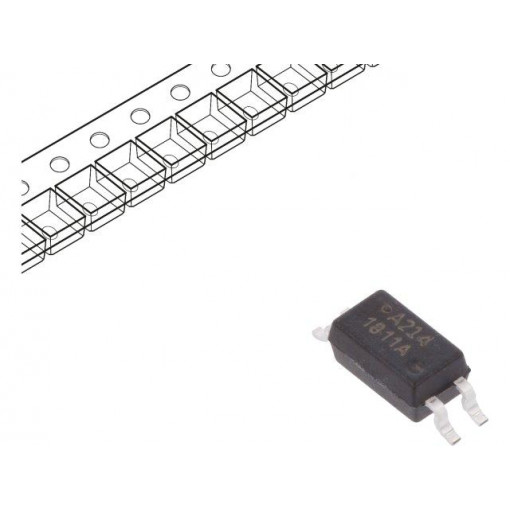 ACPL-214-50AE; Optocoupler; SMD; Channels: 1; Out: transistor; Uinsul: 3kV; Uce: 80V; BROADCOM (AVAGO) ACPL-214-50AE; Optocoupler; SMD; Channels: 1; Out: transistor; Uinsul: 3kV; Uce: 80V; BROADCOM (AVAGO)