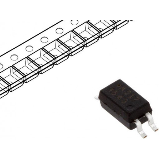 ACPL-217-500E; Optocoupler; SMD; Channels: 1; Out: transistor; 3.75kV; SO4; 10kV/μs; BROADCOM (AVAGO) ACPL-217-500E; Optocoupler; SMD; Channels: 1; Out: transistor; 3.75kV; SO4; 10kV/μs; BROADCOM (AVAGO)