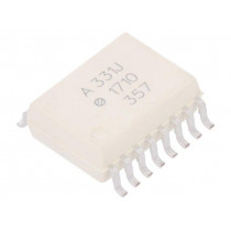 ACPL-331J-000E; Optocoupler; SMD; Channels: 1; Out: gate; 5kV; SO16; BROADCOM (AVAGO) ACPL-331J-000E; Optocoupler; SMD; Channels: 1; Out: gate; 5kV; SO16; BROADCOM (AVAGO)