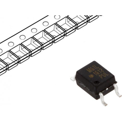 ACPL-M61L-500E; Optocoupler; SMD; Channels: 1; Out: CMOS; 3.75kV; SO5; BROADCOM (AVAGO) ACPL-M61L-500E; Optocoupler; SMD; Channels: 1; Out: CMOS; 3.75kV; SO5; BROADCOM (AVAGO)