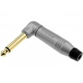ACPM-RN-AU; Plug; Jack 6,35mm; male; mono; angled 90°; for cable; soldering; AMPHENOL