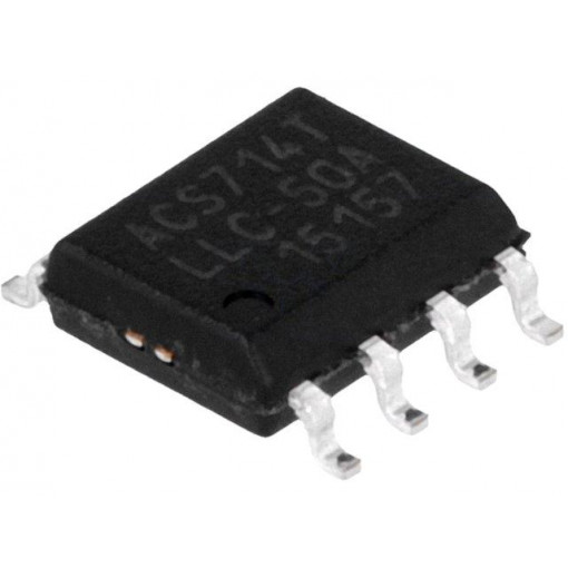 ACS714LLCTR-50A-T; Sensor: Hall; current; Case: SO8; Usup: 4.5÷5.5VDC; Iin: ± 50A; ALLEGRO MICROSYSTEMS ACS714LLCTR-50A-T; Sensor: Hall; current; Case: SO8; Usup: 4.5÷5.5VDC; Iin: ± 50A; ALLEGRO MICROSYSTEMS