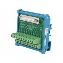 ADAM-3925-AE; Industrial module: terminal block; Mounting: DIN; 77.5x56.3x51mm; ADVANTECH