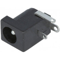 ADC-002-2; Socket; DC supply; male; 5,5/2,5mm; 5.5mm; 2.5mm; THT; 1A; -25÷85°C; ADAM TECH ADC-002-2; Socket; DC supply; male; 5,5/2,5mm; 5.5mm; 2.5mm; THT; 1A; -25÷85°C; ADAM TECH