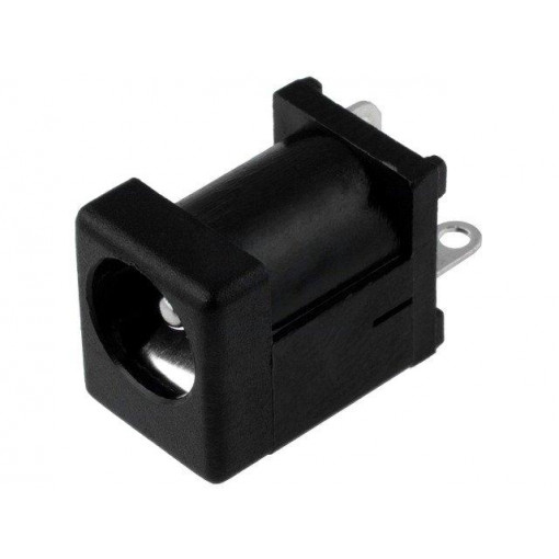 ADC-010-1; Socket; DC supply; male; 5,5/2,1mm; 5.5mm; 2.1mm; THT; 1A; -25÷85°C; ADAM TECH