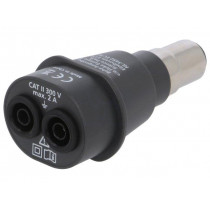 ADPTR-B15-EUR; Adapter; 4mm; Cap: B15; BEHA-AMPROBE ADPTR-B15-EUR; Adapter; 4mm; Cap: B15; BEHA-AMPROBE