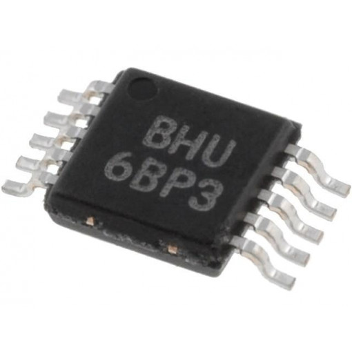 ADS1112IDGST; A/D converter; Channels: 2; 16bit; 240sps; 2.7÷5.5V; MSOP10; TEXAS INSTRUMENTS ADS1112IDGST; A/D converter; Channels: 2; 16bit; 240sps; 2.7÷5.5V; MSOP10; TEXAS INSTRUMENTS
