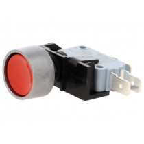 C0911KBAAK; Switch: push-button; Pos: 2; SPDT; 16A/250VAC; ON-(ON); Ø12.7mm; BULGIN