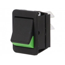 C1350XBMBBG; ROCKER; DPST; Pos: 2; OFF-ON; 16A/250VAC; black-green; none; BULGIN C1350XBMBBG; ROCKER; DPST; Pos: 2; OFF-ON; 16A/250VAC; black-green; none; BULGIN
