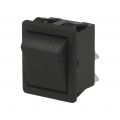 C1550ATMBB; ROCKER; DPST; Pos: 2; OFF-ON; 16A/250VAC; black; none; Body: black; BULGIN