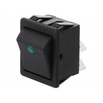 C1553PTMBG3; ROCKER; DPST; Pos: 2; OFF-ON; 16A/250VAC; black; Body: black; BULGIN C1553PTMBG3; ROCKER; DPST; Pos: 2; OFF-ON; 16A/250VAC; black; Body: black; BULGIN
