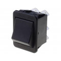C1561ABMBB; ROCKER; DPDT; Pos: 2; ON-(ON); 16A/250VAC; black; none; Body: black; BULGIN