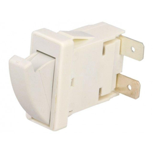 C3006CRWW; Switch: door; Pos: 2; SPST; Leads: 6,3x0,8mm connectors; Body: white; BULGIN