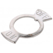 F00232PAAA; Switch accessories: description label; Application: 3900 series; BULGIN