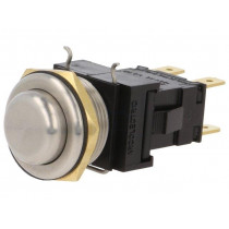 H8351RP; Switch: vandal resistant; Pos: 2; DPST-NO; 12A/250VAC; OFF-(ON); BULGIN