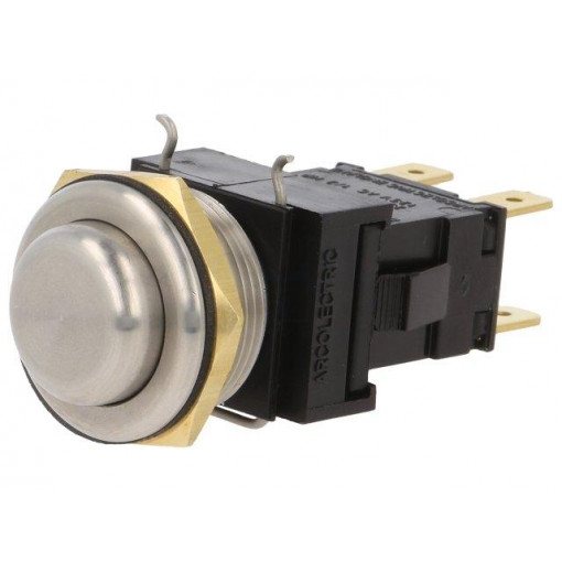 H8351RP; Switch: vandal resistant; Pos: 2; DPST-NO; 12A/250VAC; OFF-(ON); BULGIN