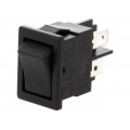 H8550VBBB; ROCKER; DPST; Pos: 2; OFF-ON; 10A/250VAC; 10A/28VDC; black; none; BULGIN