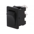 H8600VBBB; ROCKER; SPST; Pos: 2; OFF-ON; 10A/250VAC; 10A/28VDC; black; none; BULGIN