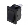 H8610VBBB; ROCKER; SPDT; Pos: 2; ON-ON; 10A/250VAC; 10A/28VDC; black; none; BULGIN