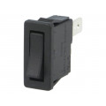 H8800VABB; ROCKER; SPST; Pos: 2; OFF-ON; 10A/250VAC; black; none; Body: black; BULGIN