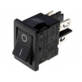 T8550VBBB076W; ROCKER; DPST; Pos: 2; OFF-ON; 10A/250VAC; 10A/28VDC; black; none; BULGIN