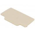 1514400000 AEP 2C 2.5; End plate; Application: A2C2.5; beige; Width: 2.1mm; wemid; UL94V-0; WEIDMÜLLER 1514400000 AEP 2C 2.5; End plate; Application: A2C2.5; beige; Width: 2.1mm; wemid; UL94V-0; WEIDMÜLLER