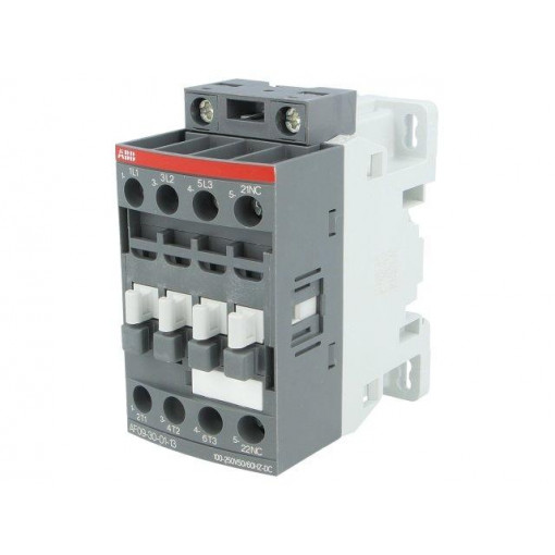 1SBL137001R1301; Contactor: 3-pole; NO x3; Auxiliary contacts: NC; 100÷250VAC; 9A; ABB