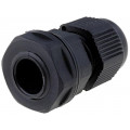 AGR12; Cable gland; M12; IP68; Mat: polyamide; black; UL94V-2; 12.1mm; KSS WIRING