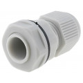 AG-12GY1; Cable gland; M12; IP68; Mat: polyamide; grey; UL94V-2; 12.1mm; KSS WIRING