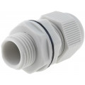 AG-16GY1; Cable gland; with long thread; M16; IP68; Mat: polyamide; grey; KSS WIRING
